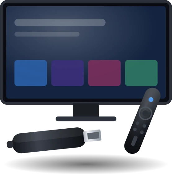 Illustration of Fire TV Stick 4K Select